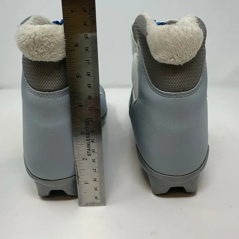 Salomon Siam5 Cross Country Ski Boot Women's 9.5 Grey White Blue